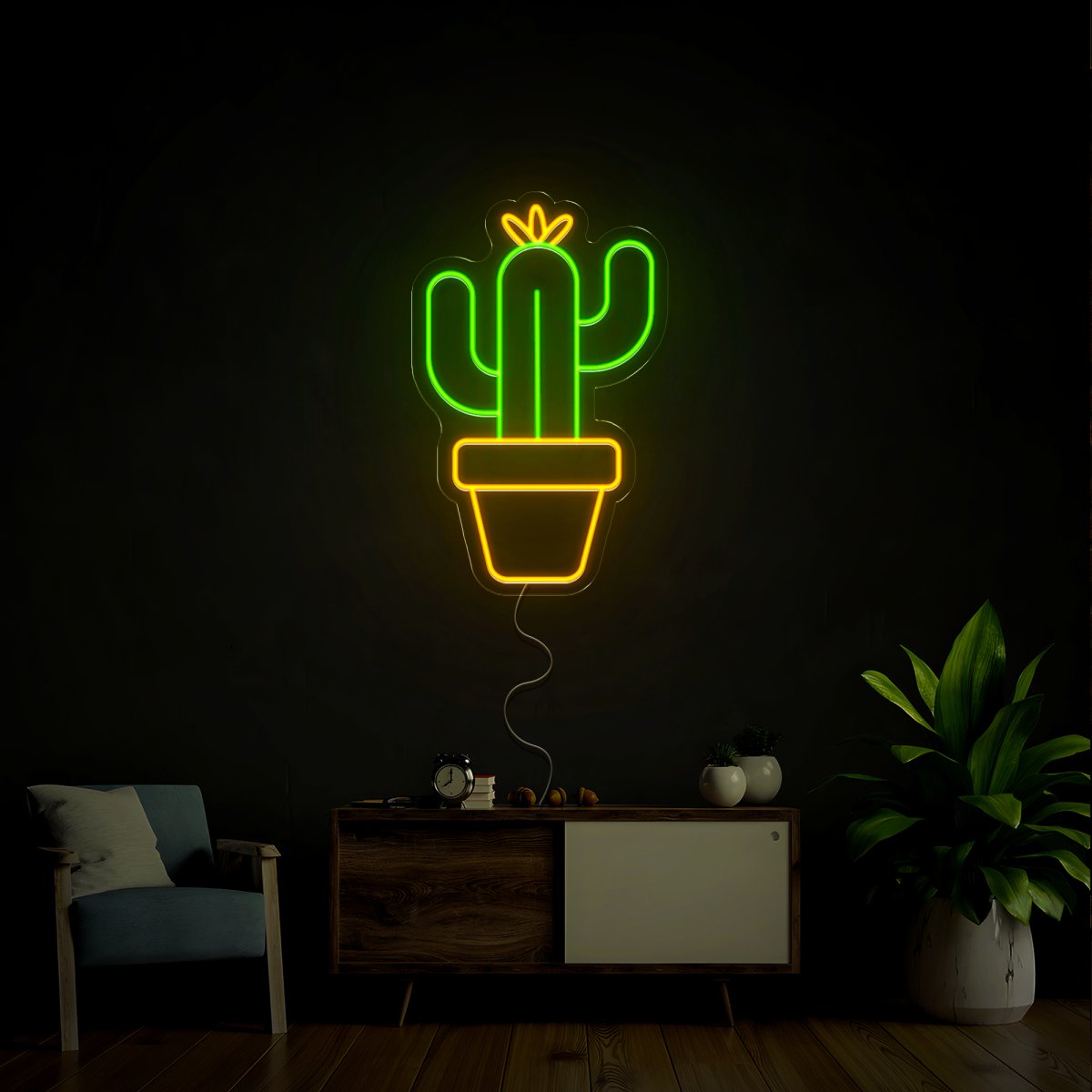 Cactus Neon Sign - Reels Custom