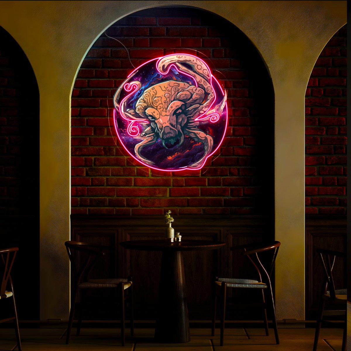 Cancer Zodiac Artwork Led Neon Sign - Reels Custom
