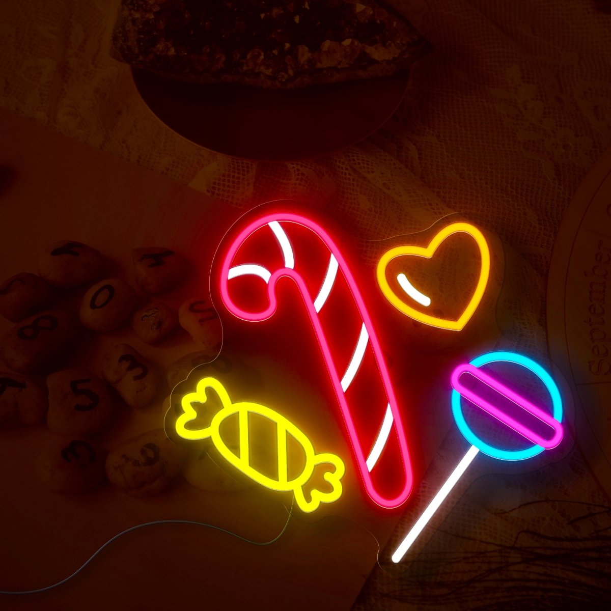 Candies Neon Sign - Reels Custom