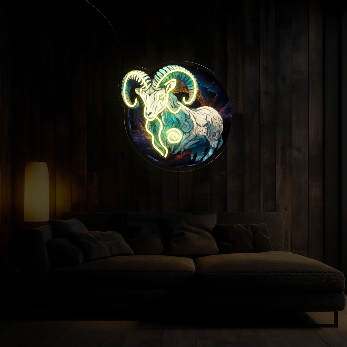 Capricorn Zodiac Artwork Led Neon Sign - Reels Custom