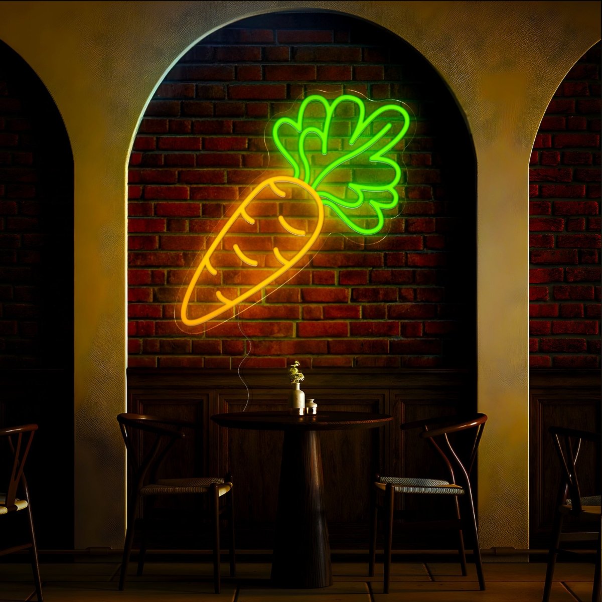 Carrot Fruit Wall Neon Sign - Reels Custom