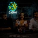 Casino Dice Game Neon Sign - Reels Custom