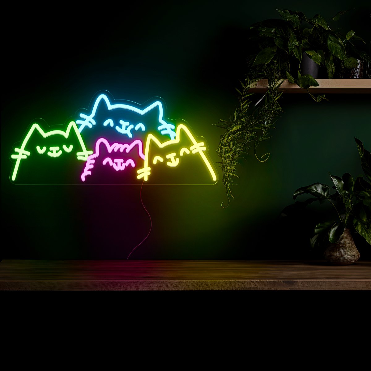 Cat Animals Led Neon Sign - Reels Custom