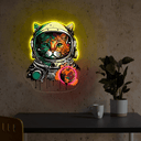 Cat Astronaut Artwork Neon Sign - Reels Custom