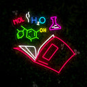 Chemistry Book Led Neon Sign - Reels Custom
