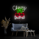 Cherry Bomb Neon Sign - Reels Custom