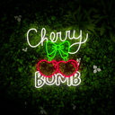 Cherry Bomb Neon Sign - Reels Custom