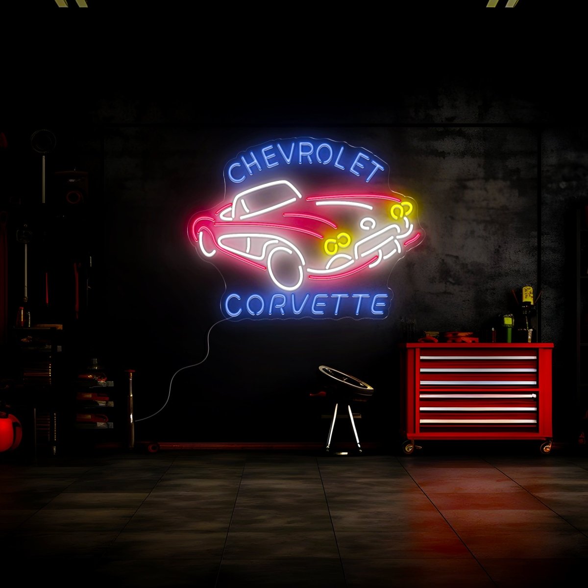 Chevrolet Car Led Neon Sign - Reels Custom