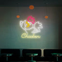 Chicken Neon Sign - Reels Custom