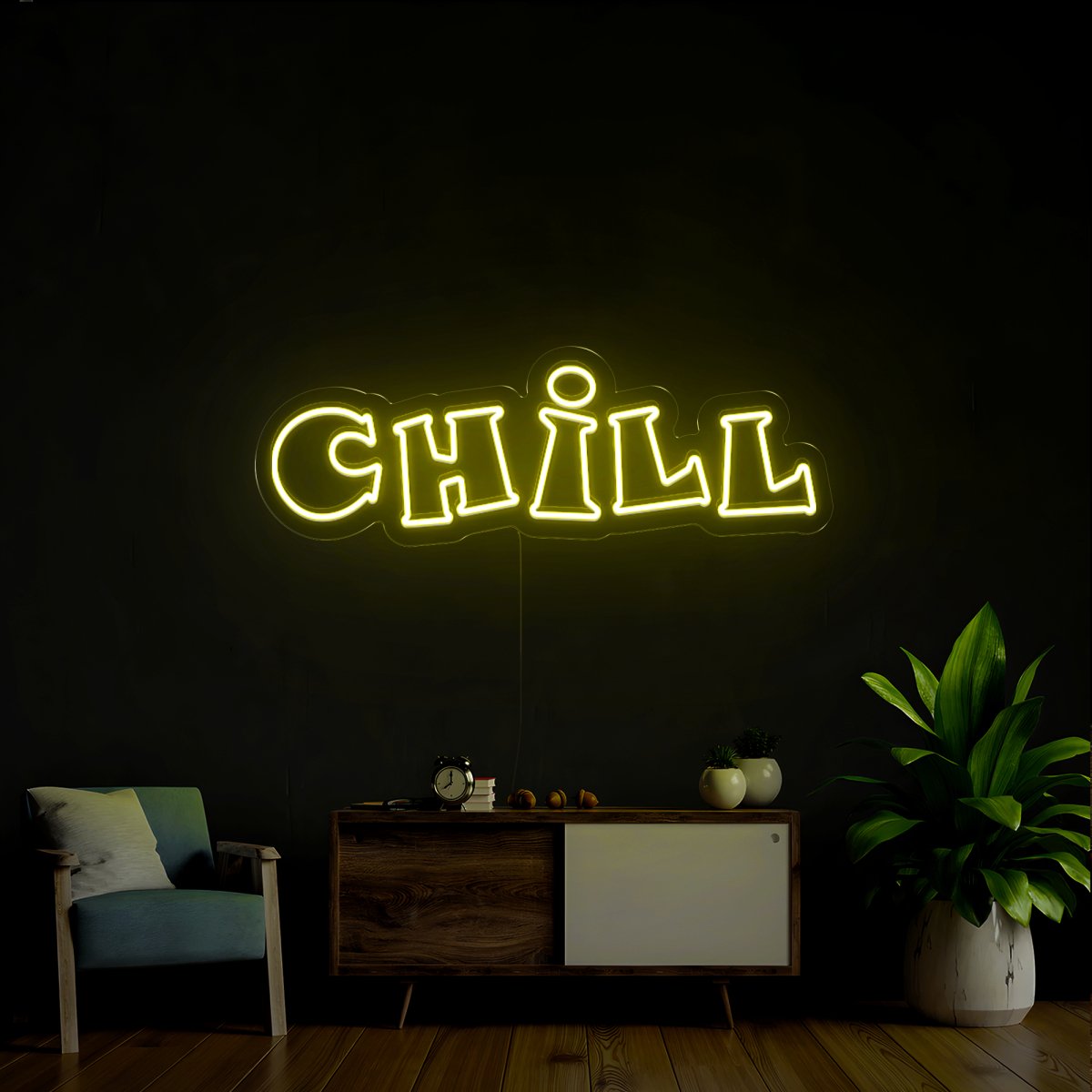 Chill Neon Sign - Reels Custom