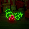 Chrismas Leaves Neon Sign - Reels Custom