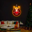 Christmas Ball Artwork Led Neon Sign - Reels Custom