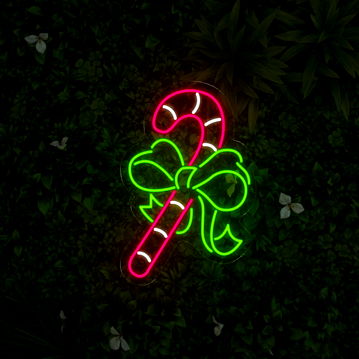 Christmas Candy Cane Led Neon Sign - Reels Custom