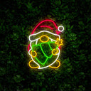 Christmas Gnome Neon Sign - Reels Custom