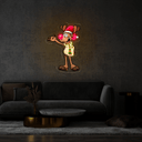 Christmas Reindeer Welcome Artwork Neon Sign - Reels Custom
