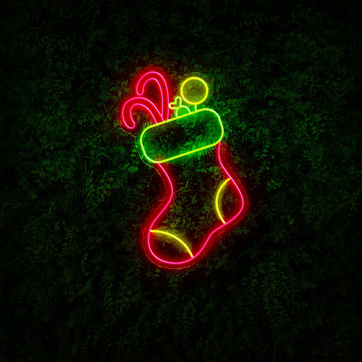 Christmas Stocking Led Neon Sign - Reels Custom