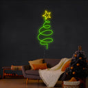 Christmas Tree Neon Sign - Reels Custom
