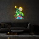 Christmas Tree with many gifts Artwork Neon Sign - Reels Custom