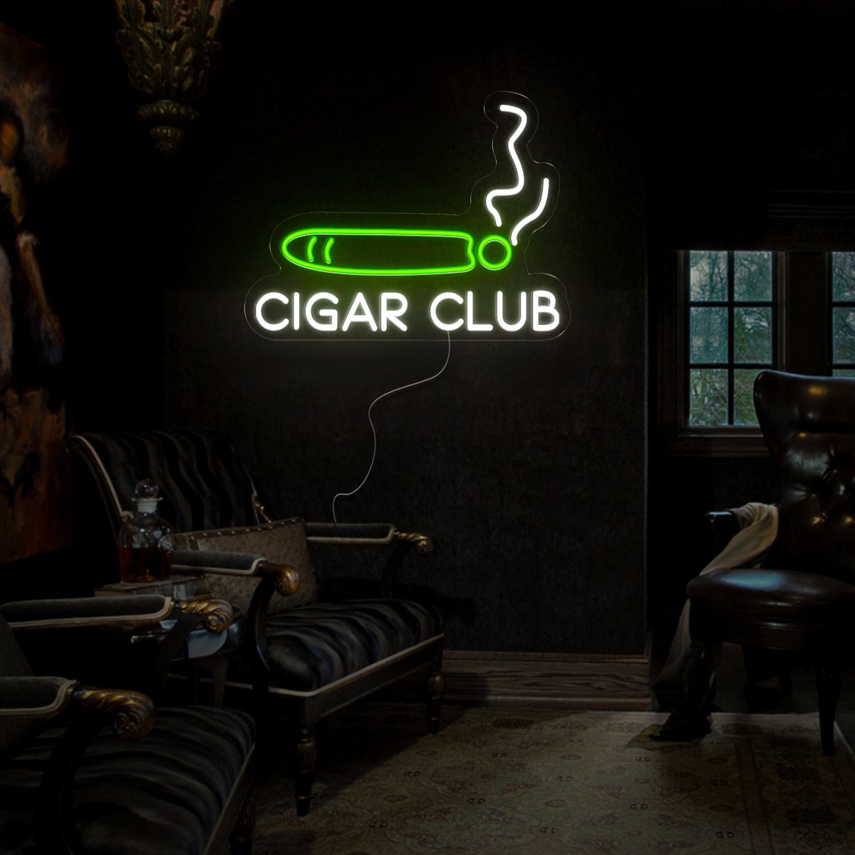 Cigar Club Neon Sign - Reels Custom