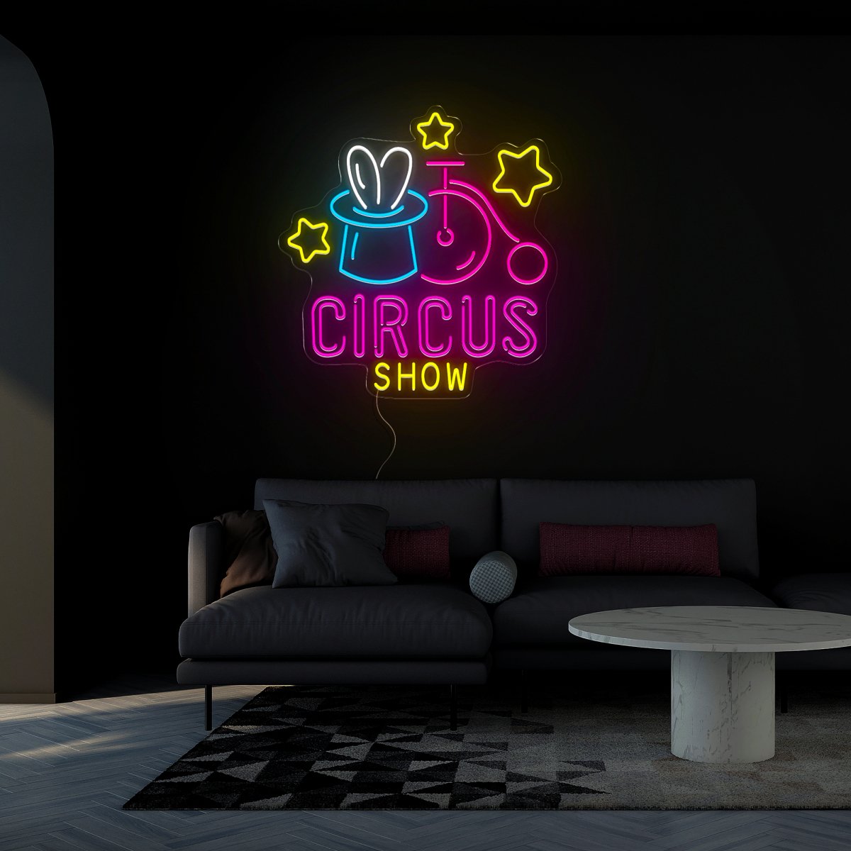 Circus Show Neon Sign - Reels Custom