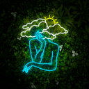Cloud Lady Neon Sign - Reels Custom
