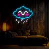 Cloud Rain Aesthetic Neon Sign - Reels Custom