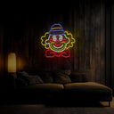 Clown Face Neon Sign - Reels Custom