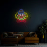 Clown Face Neon Sign - Reels Custom