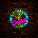 Cocktail Led Neon Sign - Reels Custom