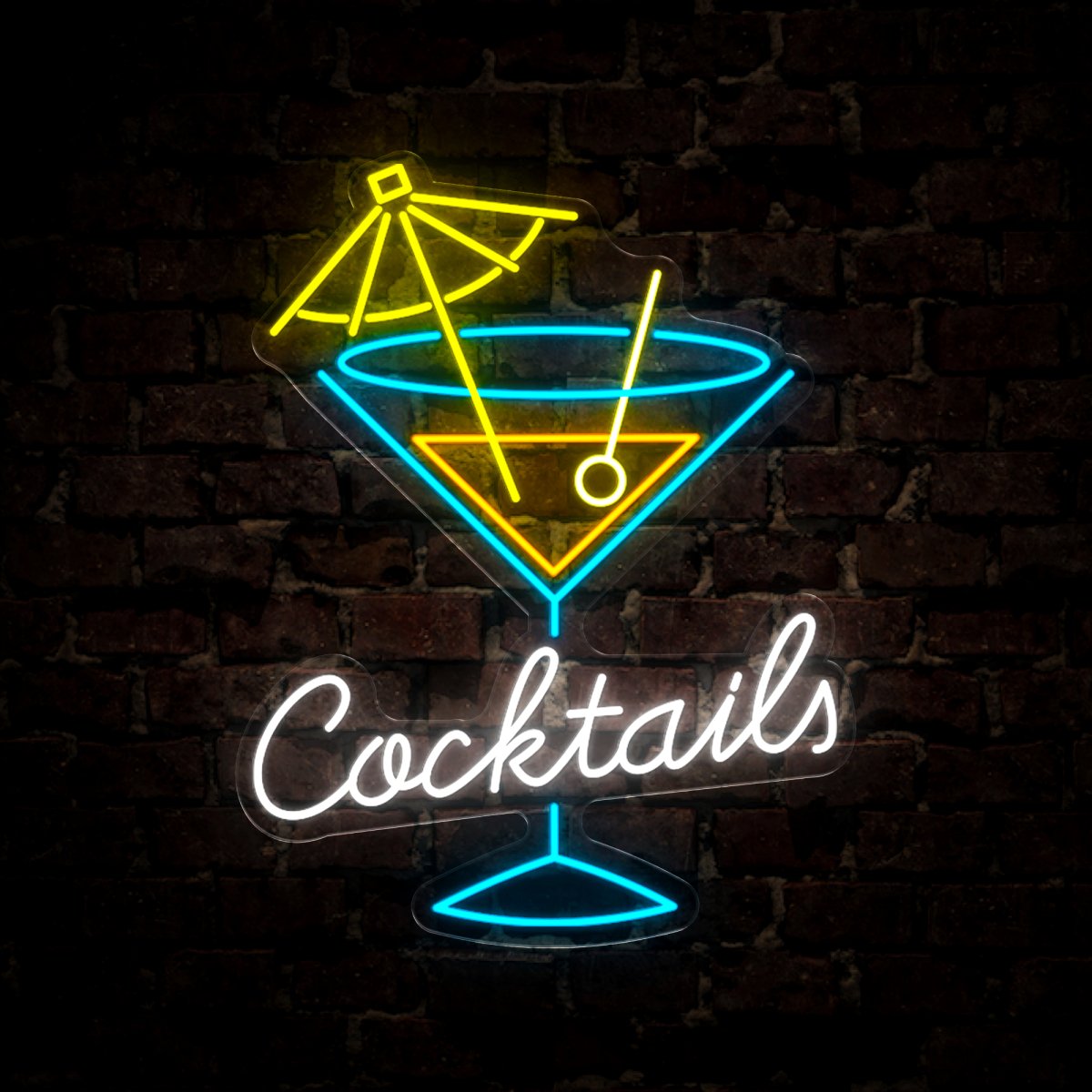 Cocktail Neon Sign - Reels Custom