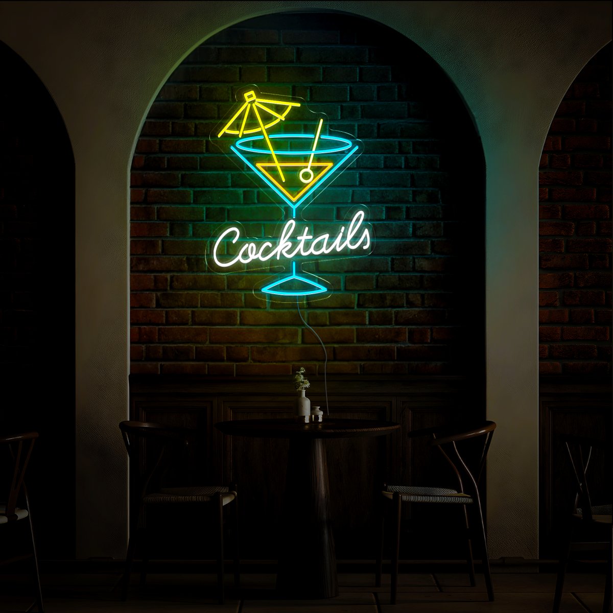 Cocktail Neon Sign - Reels Custom
