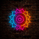 Colorful Mandala Artwork Neon Sign - Reels Custom