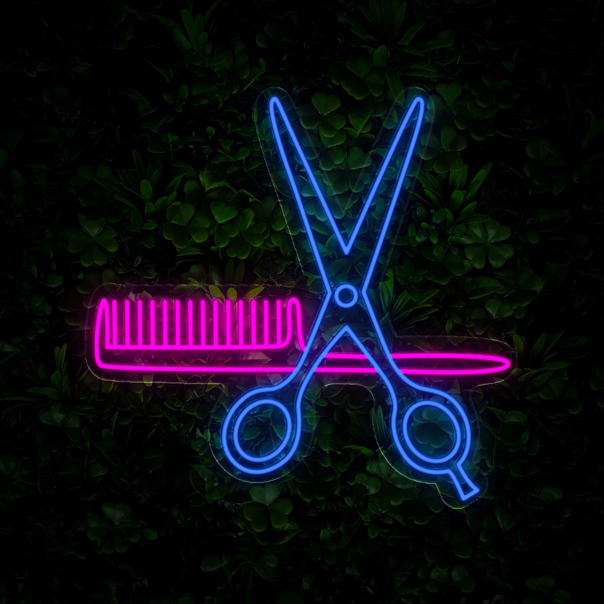 Combs and Clippers Led Neon Sign - Reels Custom