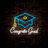 Congrats Grad Neon Sign - Reels Custom