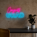 Congrats Grad Neon Sign - Reels Custom