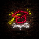 Congrats Neon Sign - Reels Custom