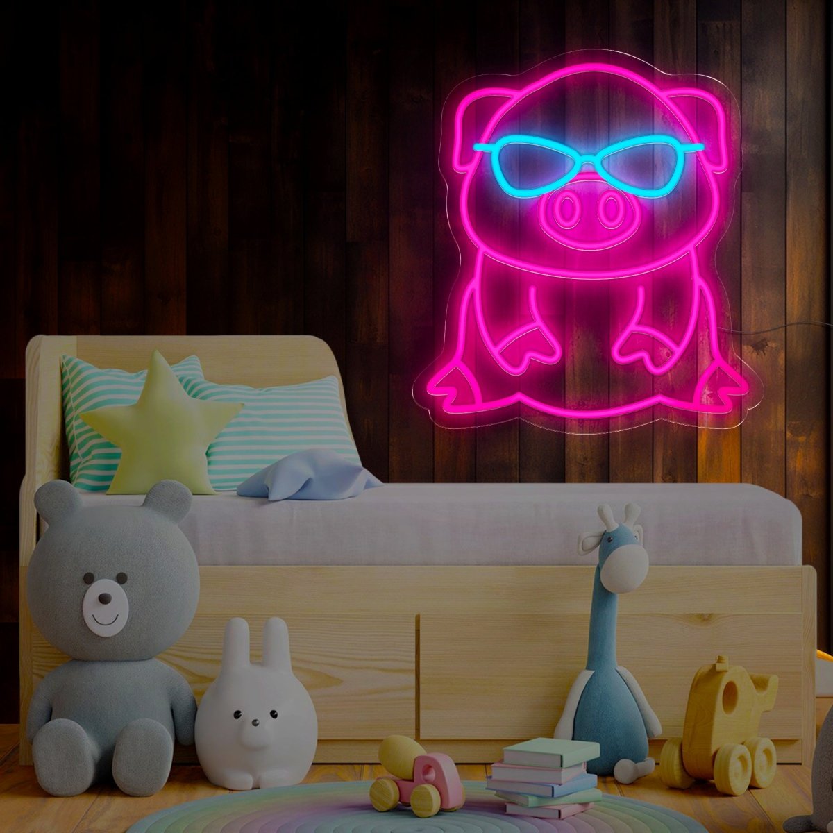 Cool Pig Neon Sign - Reels Custom