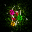 Cool Skull Skateboard Neon Sign - Reels Custom