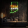 Coors American Alaska Maps Neon Sign - Reels Custom