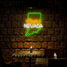 Coors American Nevada Maps Neon Sign - Reels Custom