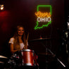 Coors American Ohio Maps Neon Sign - Reels Custom