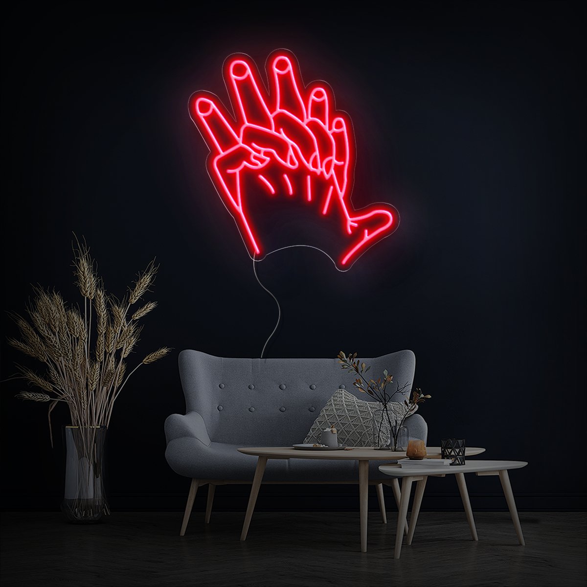 Couple Holding Hand Led Neon Sign - Reels Custom