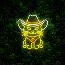 Cowboy Cat Neon Sign - Reels Custom