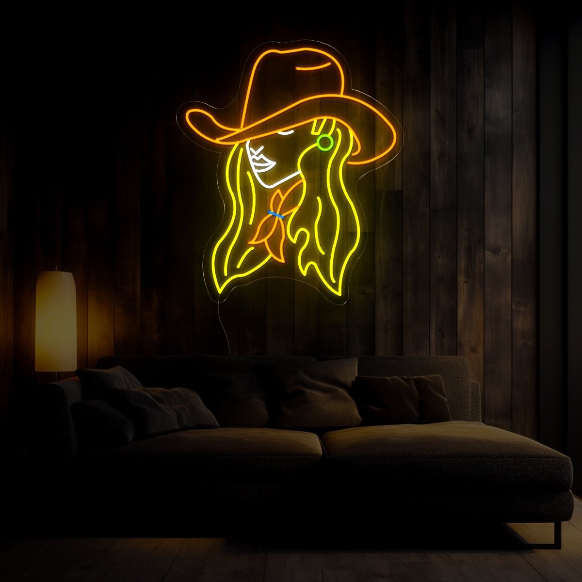 Cowgirl Led Neon Sign - Reels Custom