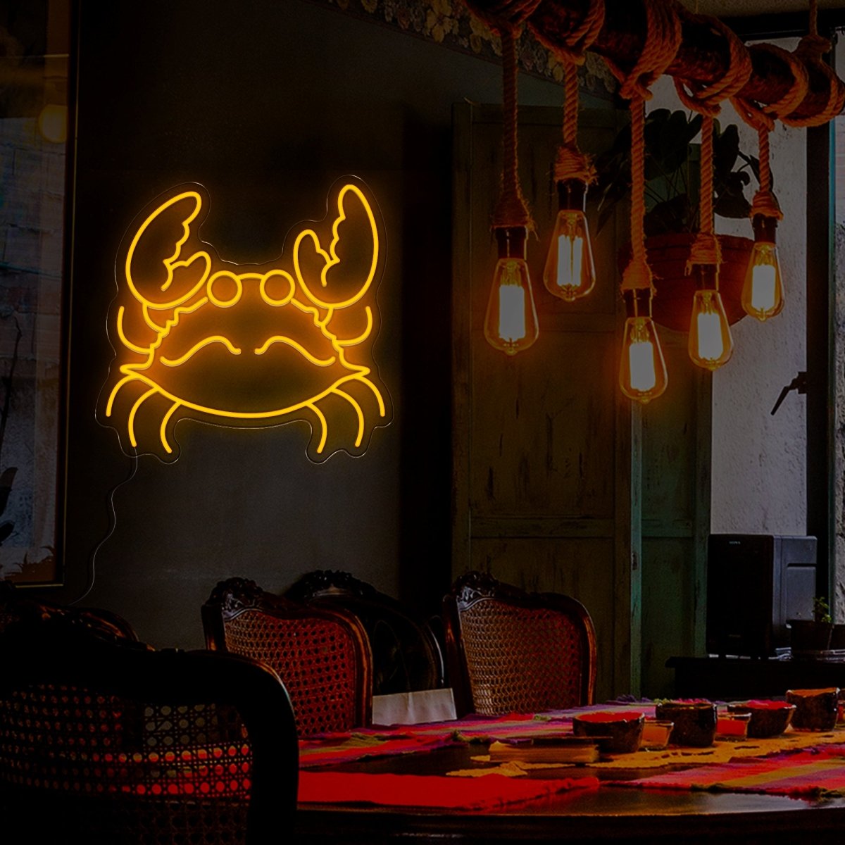 Crab Neon Sign - Reels Custom