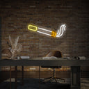 Creative Smoking Neon Sign - Reels Custom
