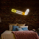 Creative Smoking Neon Sign - Reels Custom
