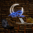 Crescent Moon Wave Japanese Neon Sign - Reels Custom