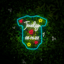 Custom Baby Bodysuit Neon Sign - Reels Custom