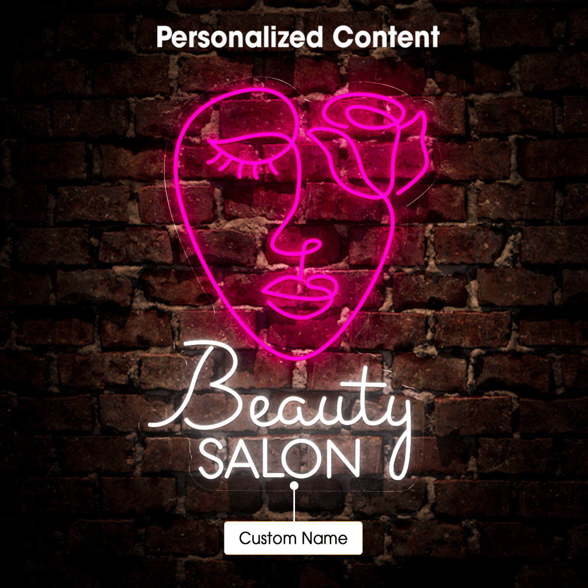 Custom Beauty Salon Neon Sign - Reels Custom